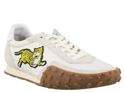 Shop Kenzo Move Tiger Embroidered Low In Multi