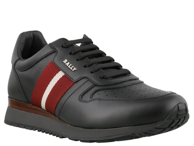 Shop Bally Astel Sneakers In Black