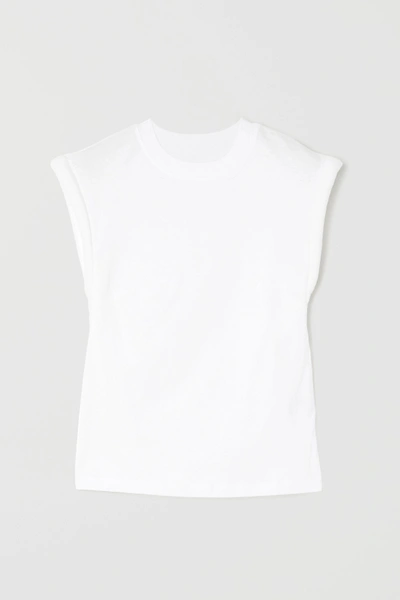 Shop Rta Kairi Cotton-jersey T-shirt In White