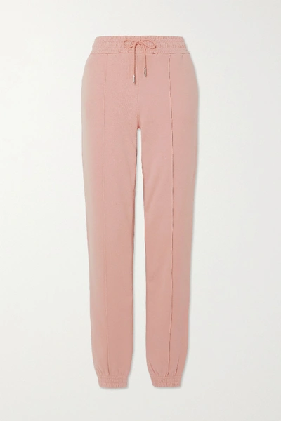 Shop Ninety Percent + Net Sustain Boy Fit Organic Cotton-jersey Track Pants In Pink