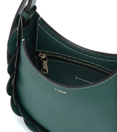 Shop Chloé Daryll Small Slouch Shoulder Bag In Green