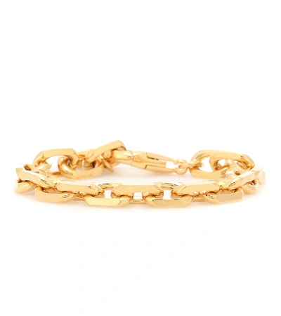 Shop Dolce & Gabbana Logo Bracelet In Gold