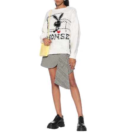 Shop Monse X Playboy Wool Sweater In White