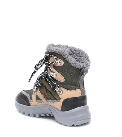 Shop Stella Mccartney Hiking Boots In Multicoloured