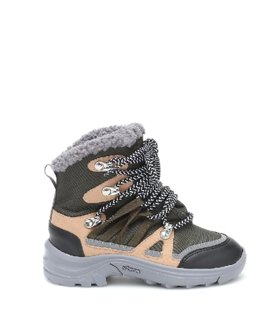 Shop Stella Mccartney Hiking Boots In Multicoloured