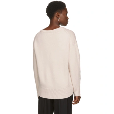 Shop Arch4 Beige Cashmere Battersea V-neck Sweater In Fawn