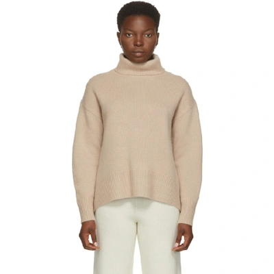 Shop Arch4 Beige Cashmere Worlds End Turtleneck In Fawn