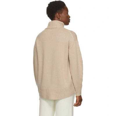 Shop Arch4 Beige Cashmere Worlds End Turtleneck In Fawn