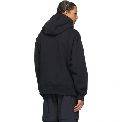 Shop Nike Black Nrg Hoodie In 011 Black/a