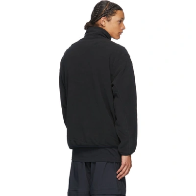 Shop Nike Acg Black Nrg Half-zip Sweater In 011 Black/b