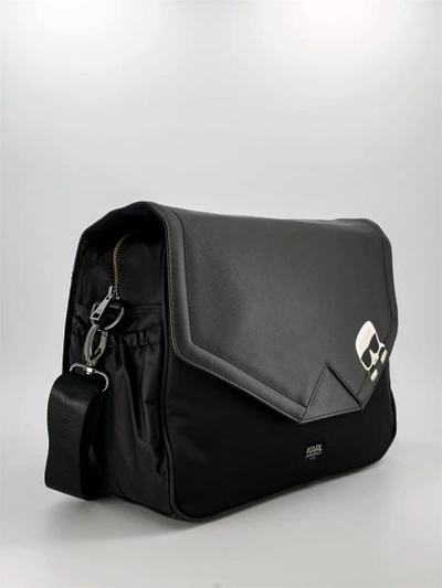 Shop Karl Lagerfeld Kids Diaper Bag For For Boys And For Girls In Black