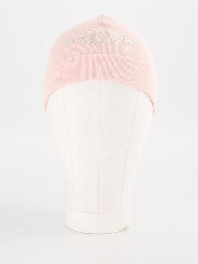 Shop Givenchy Kids Beanie For Girls In Rose