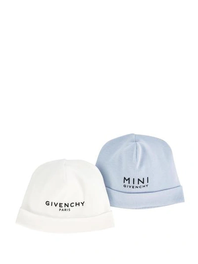 Shop Givenchy Kids Beanie For Boys In White