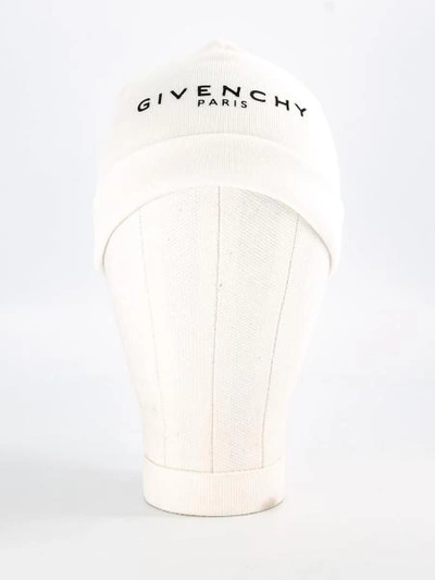 Shop Givenchy Kids Beanie For Boys In White