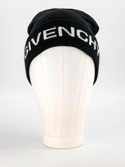 Shop Givenchy Kids Beanie In Black