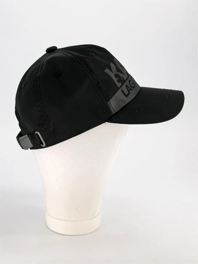 Shop Karl Lagerfeld Kids Cap For Boys In Black