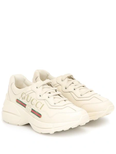 Shop Gucci Kids Sneakers For Girls In White