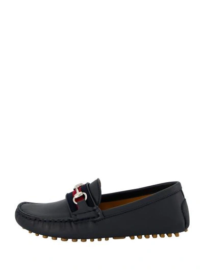 Shop Gucci Kids Low Shoes For Girls In Blue