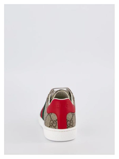 Shop Gucci Kids Sneakers For Girls In Brown