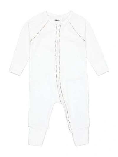 Shop Burberry Kids Dixie-set In White