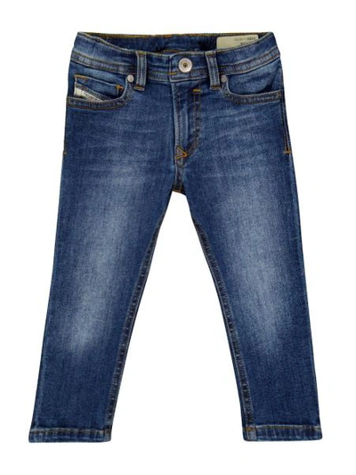 Shop Diesel Kids Jeans Sleenker-b-n For For Boys And For Girls In Blue