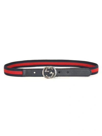 Shop Gucci Kids Blue Belt For Girls