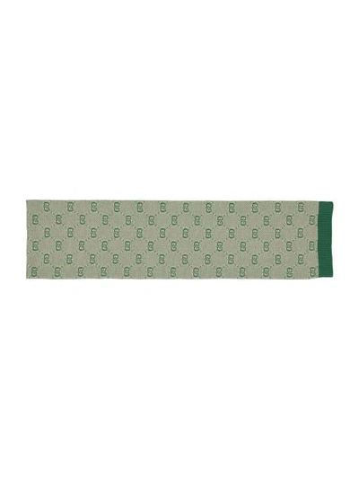 Shop Gucci Kids Scarf Piquina For Girls In Green