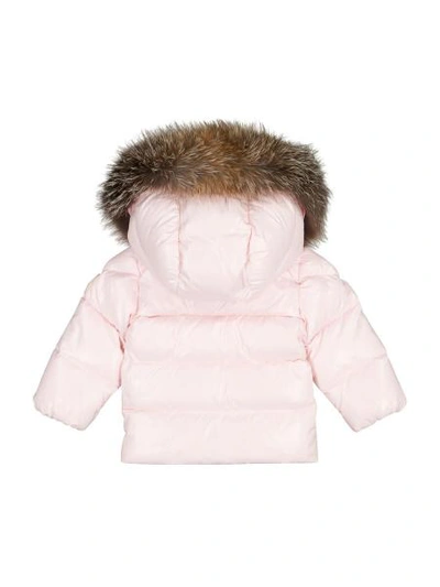 Shop Moncler Kids Jacket For Girls In Rose