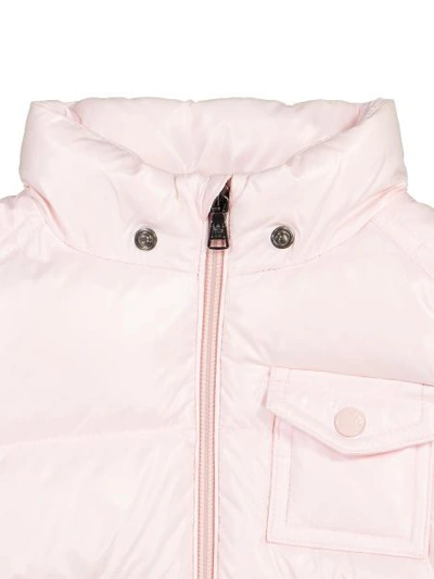 Shop Moncler Kids Jacket For Girls In Rose