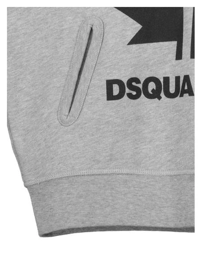 Shop Dsquared2 Kids Hoodie For For Boys And For Girls In Grey