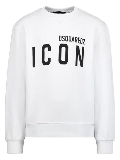 Shop Dsquared2 Kids Sweatshirt In White