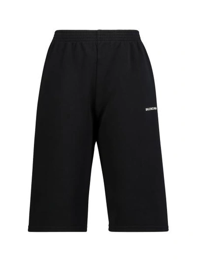 Shop Balenciaga Kids Shorts In Black