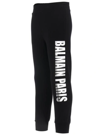 Shop Balmain Kids Sweatpants For For Boys And For Girls In Black