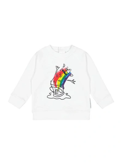 Shop Stella Mccartney Kids Sweatshirt For Boys In White