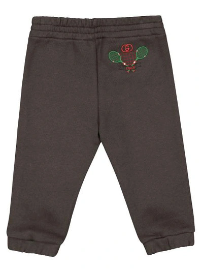 Shop Gucci Kids Sweatpants For Boys In Grey