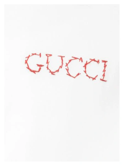 Shop Gucci Kids Shirt For Boys In White
