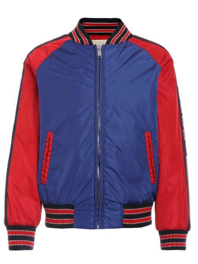 Shop Gucci Kids Jacket For Boys In Blue