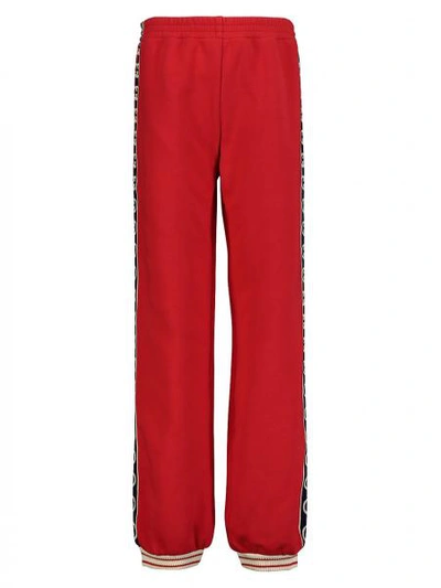 Shop Gucci Kids Sweatpants For Boys In Red