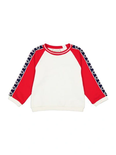 Shop Gucci Kids Sweatshirt For Boys In Beige