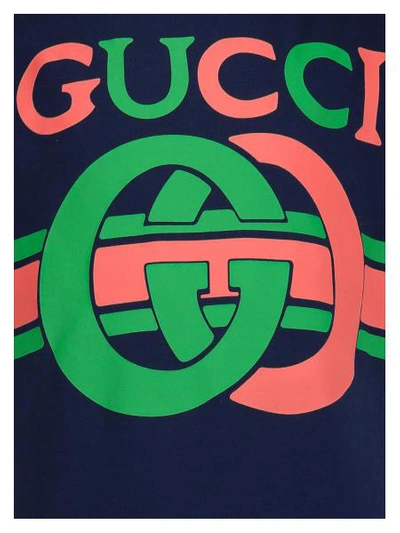 Shop Gucci Kids T-shirt For Boys In Blue