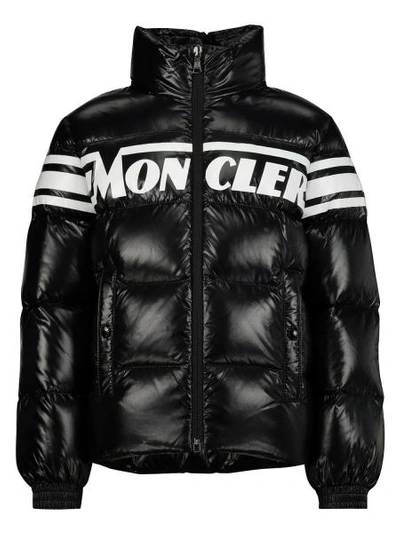 Shop Moncler Kids Down Jacket Saise For Boys In Black