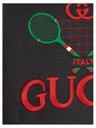 Shop Gucci Kids Black Sweatshirt For Boys