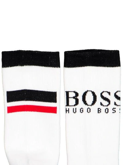 Shop Hugo Boss Kids Socks For Boys In White