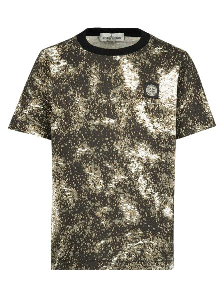 Stone Island Kids T-shirt For Boys In Brown | ModeSens