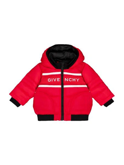 Shop Givenchy Kids Down Jacket For Boys In Red