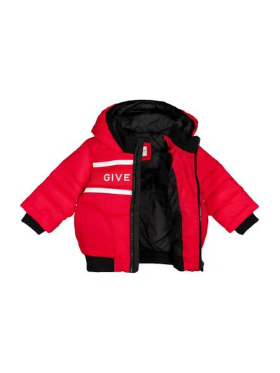 Shop Givenchy Kids Down Jacket For Boys In Red
