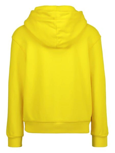 Shop Dsquared2 Kids Hoodie For Boys In Yellow