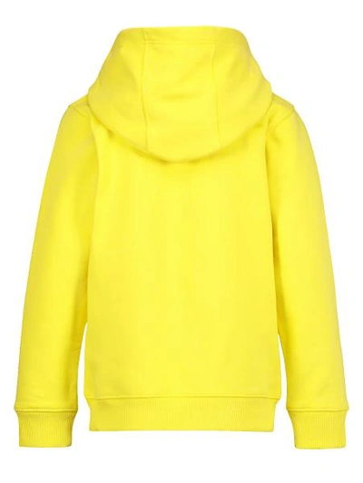 Shop Givenchy Kids Hoodie For Boys In Yellow