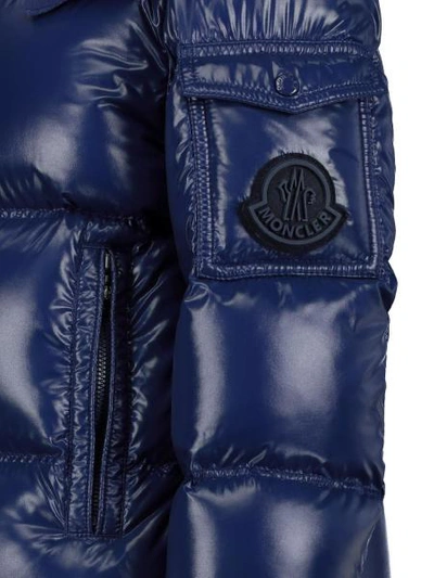 Shop Moncler Kids Down Jacket Ecrins For Boys In Blue