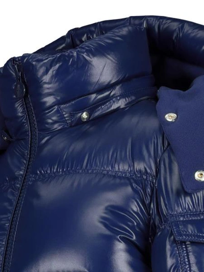 Shop Moncler Kids Down Jacket Ecrins For Boys In Blue